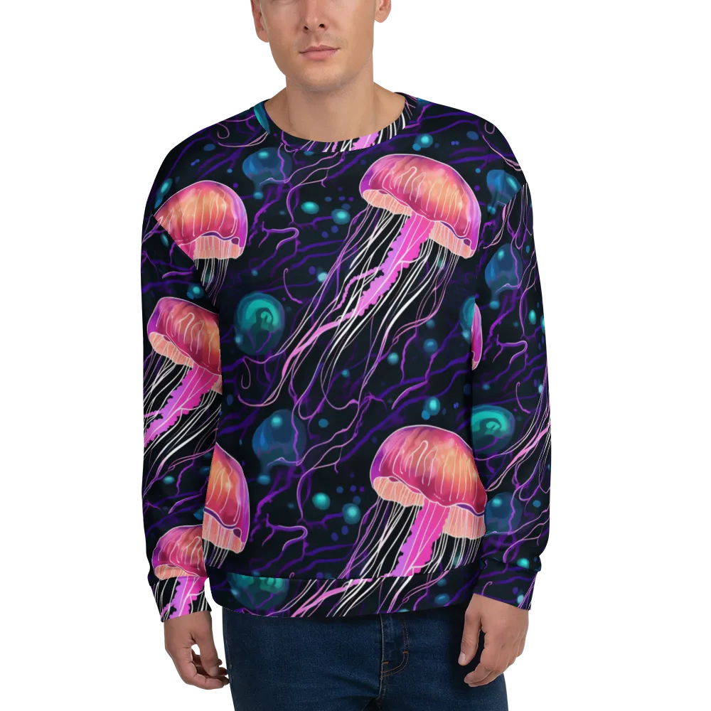 Neon Abyss on Sweatshirt — Front