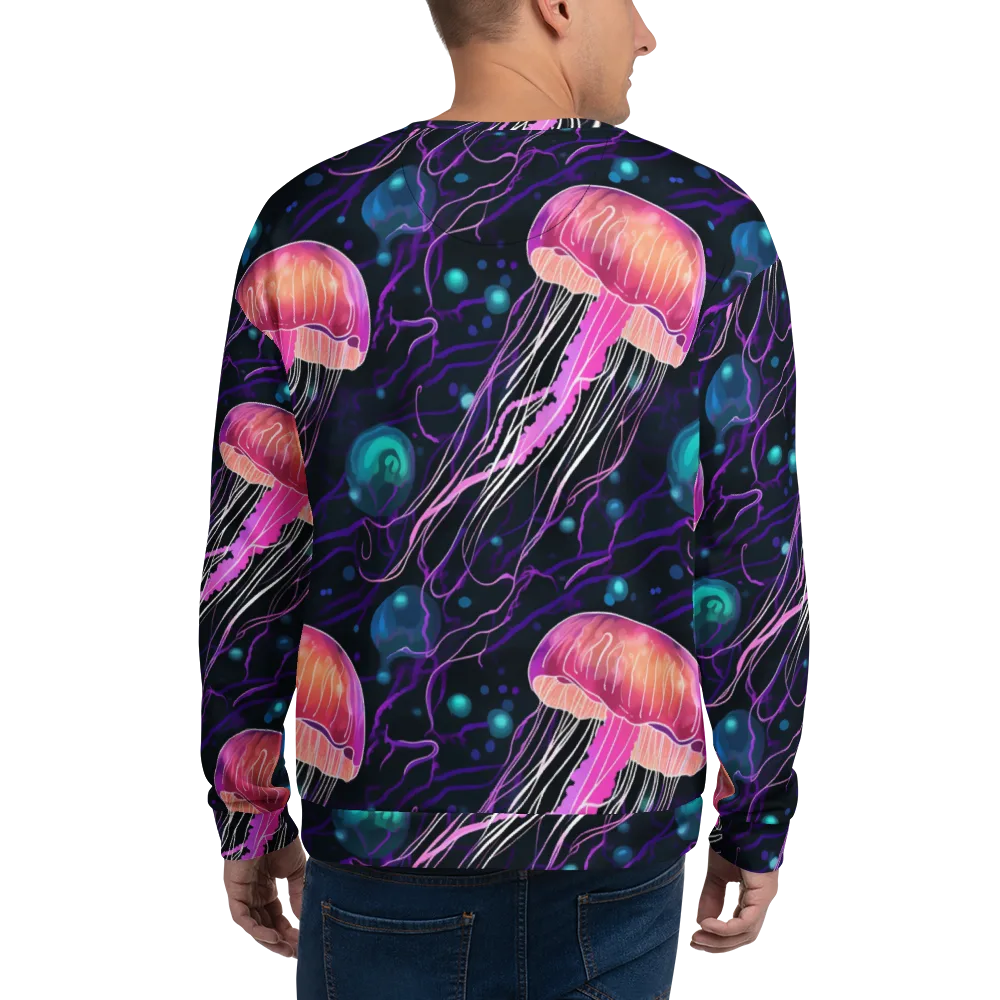 Neon Abyss on Sweatshirt — Back