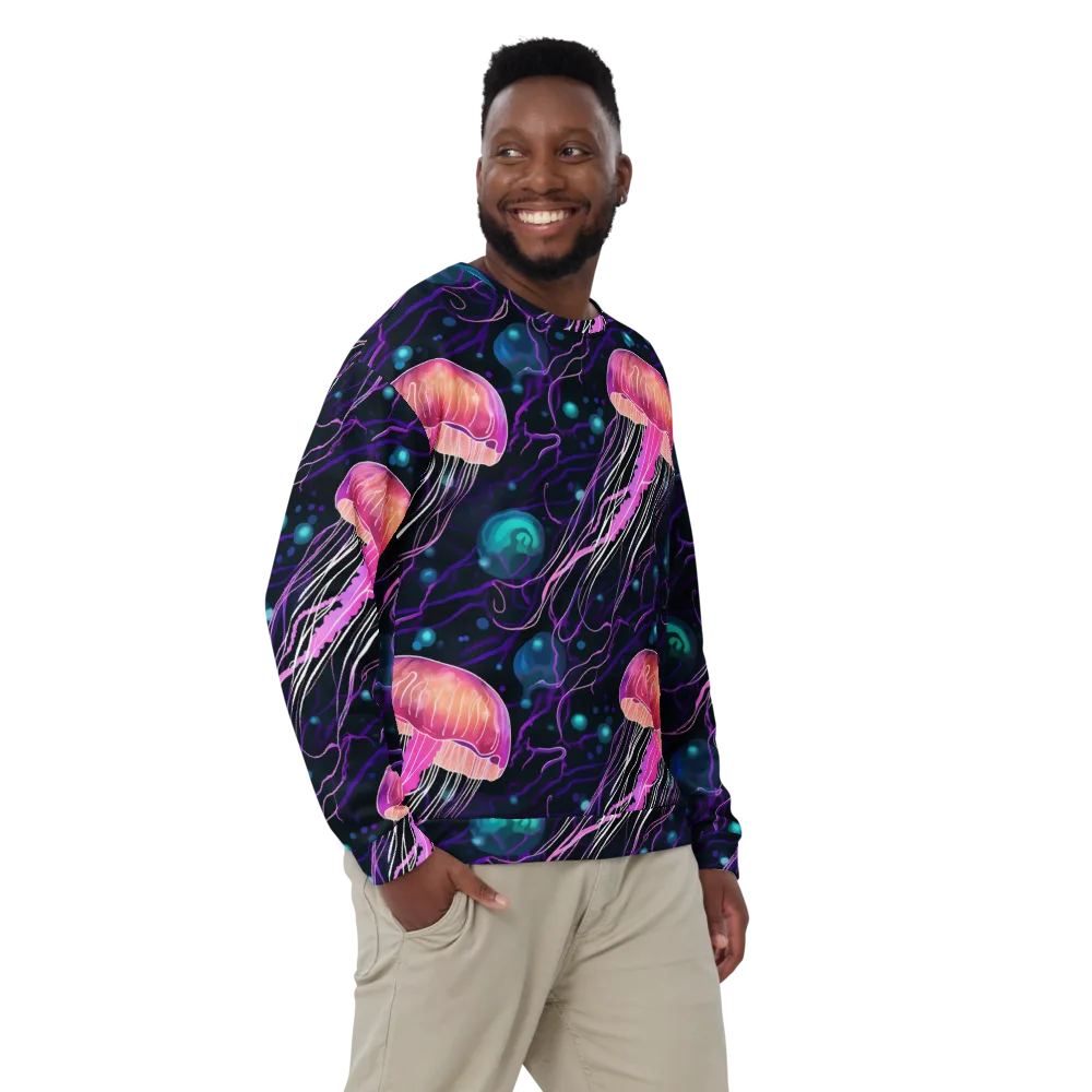 Neon Abyss on Sweatshirt — Front