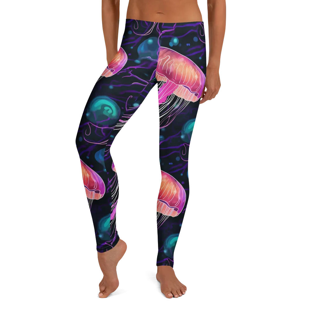 Neon Abyss on Leggings — Front