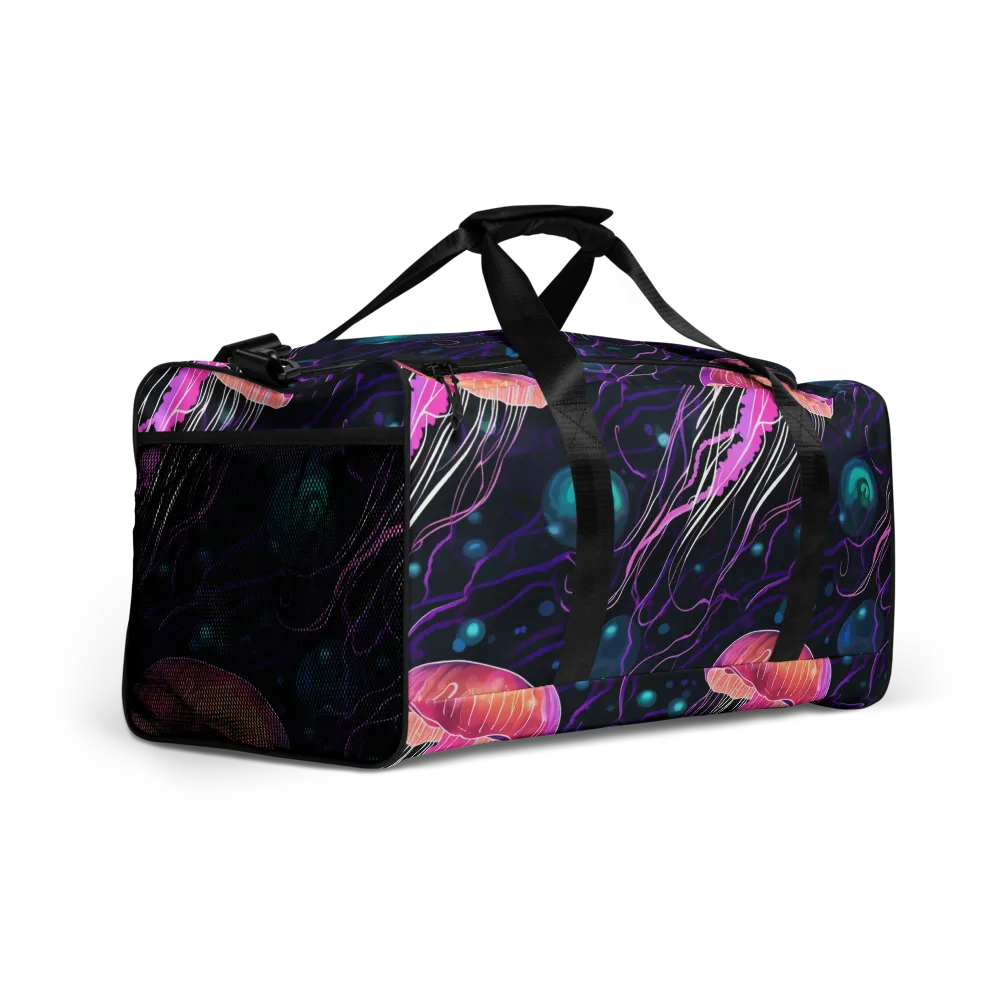 Neon Abyss on Duffle Bag — Right Front