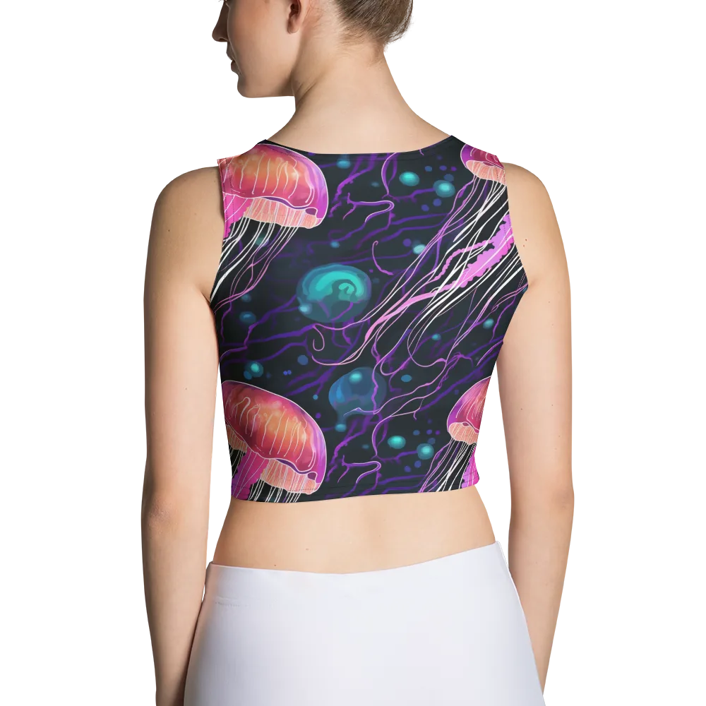 Neon Abyss on Crop Top — Back