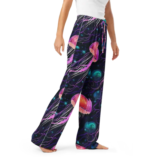 Neon Abyss on a Women's Pajama Pants