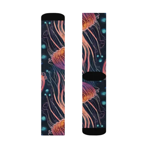 Jellyfish Nocturne on a Socks