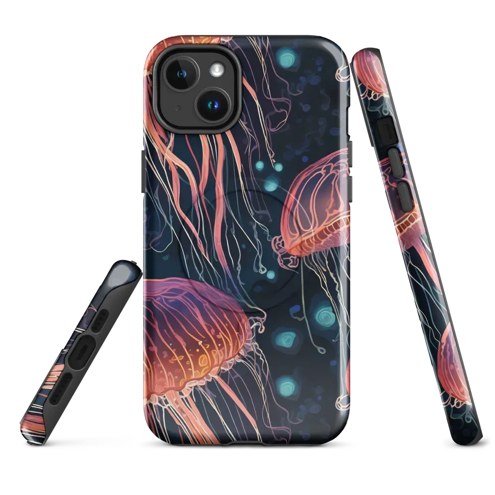 Jellyfish Nocturne on MagSafe Tough Case for iPhone® — Front