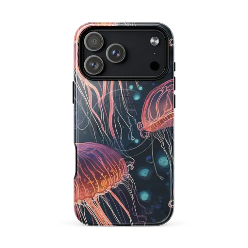 Jellyfish Nocturne on a MagSafe Tough Case for iPhone®
