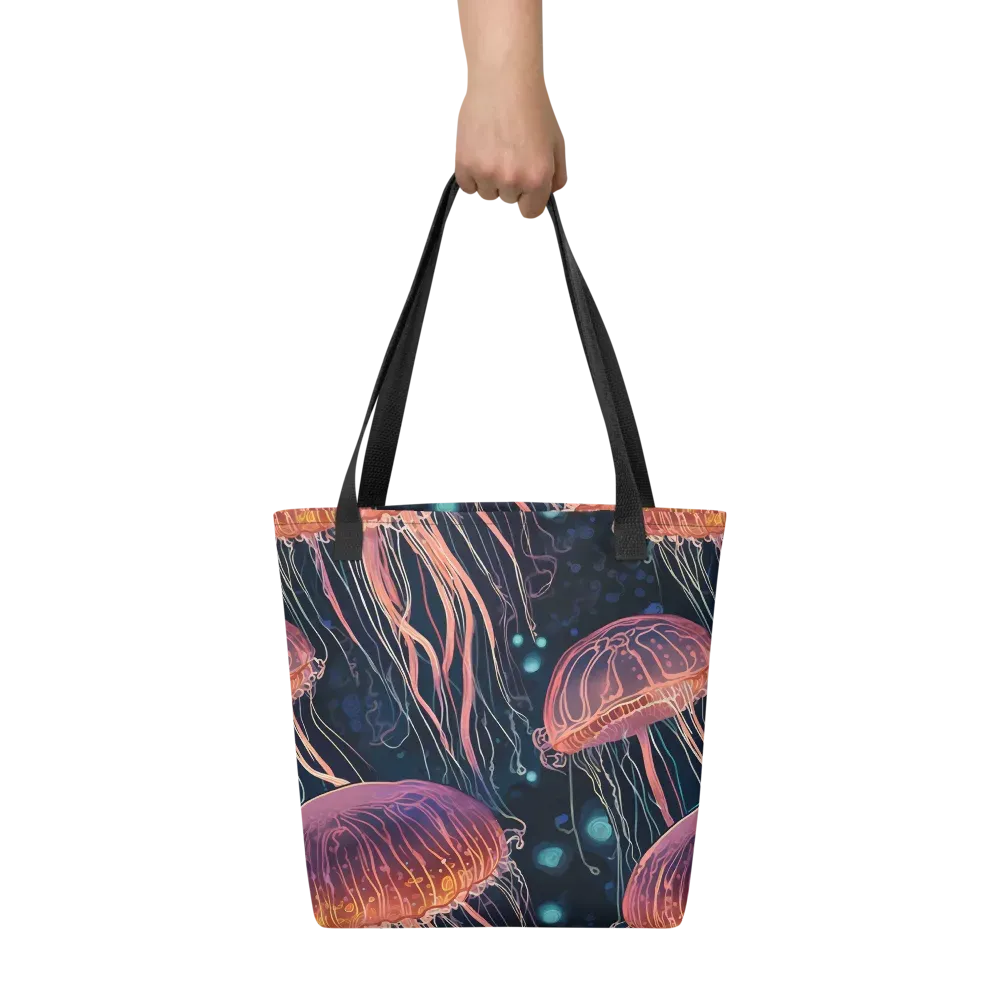 Jellyfish Nocturne on Tote Bag — Front