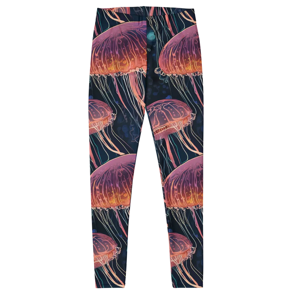 Jellyfish Nocturne on Leggings — Front