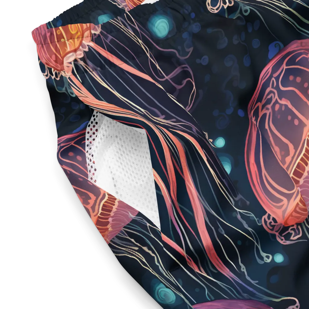 Jellyfish Nocturne on Swim Trunks — Product details 2