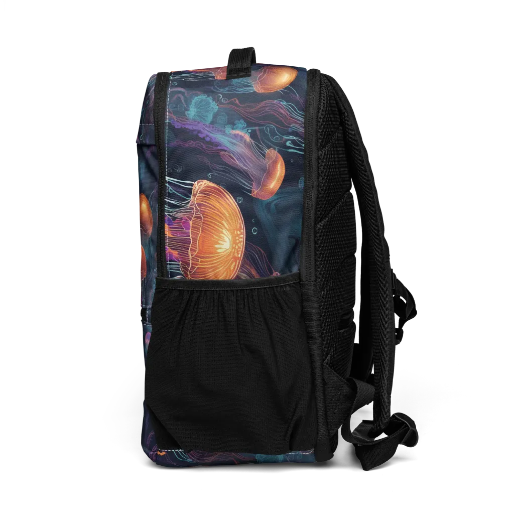 Jellyfish Reverie on Utility Backpack — Left
