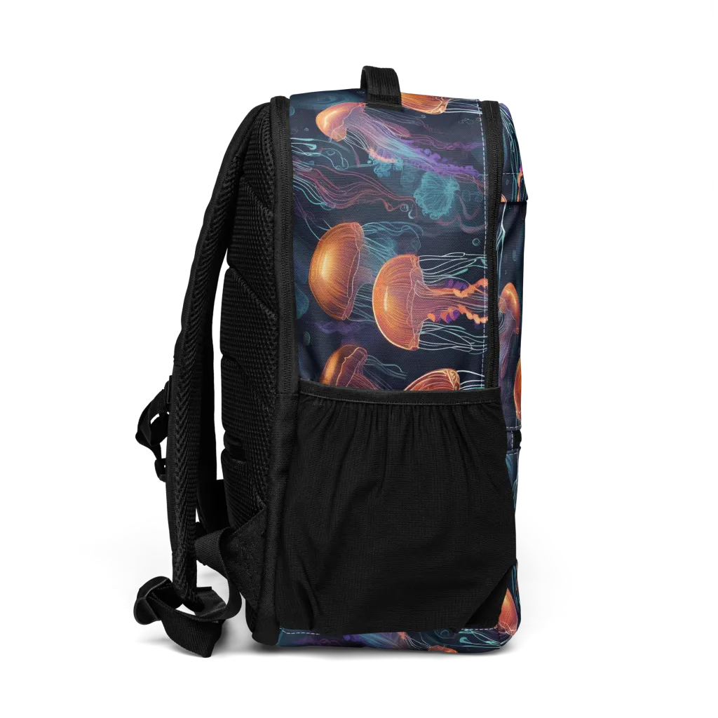 Jellyfish Reverie on Utility Backpack — Right