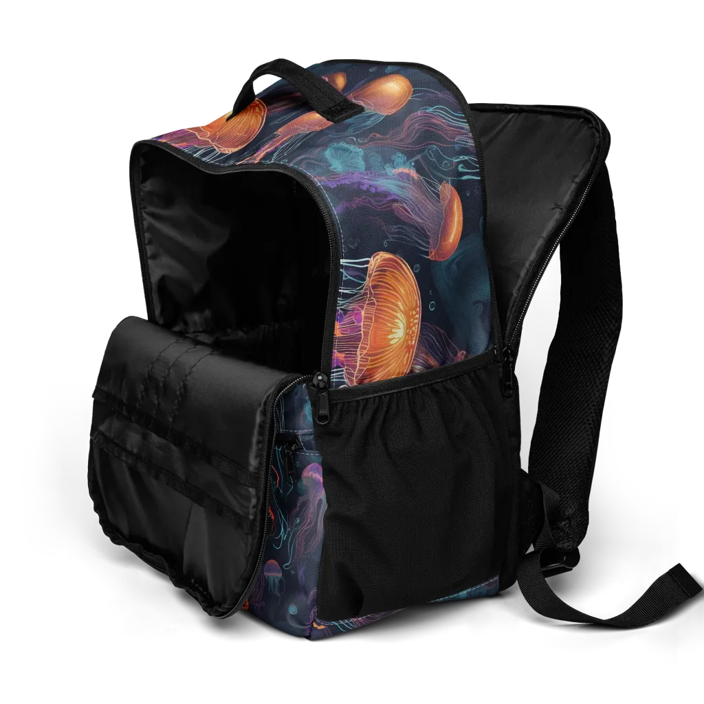 Jellyfish Reverie on Utility Backpack — Product details 2
