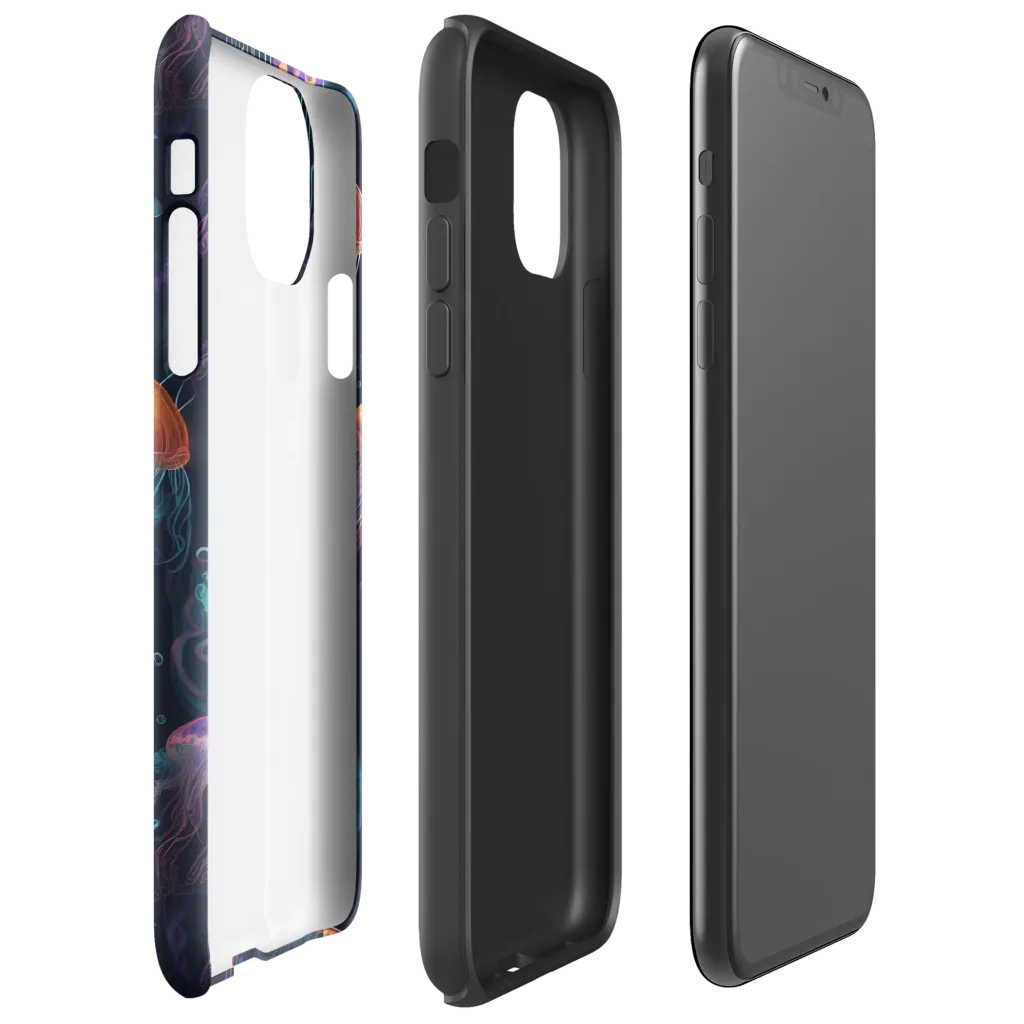 Jellyfish Reverie on Tough Case for iPhone® — Right