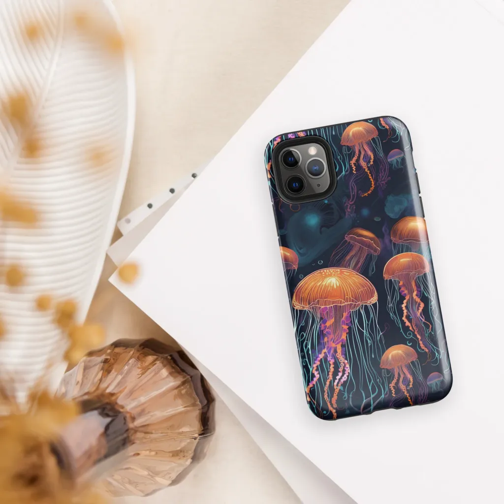 Jellyfish Reverie on Tough Case for iPhone® — Front