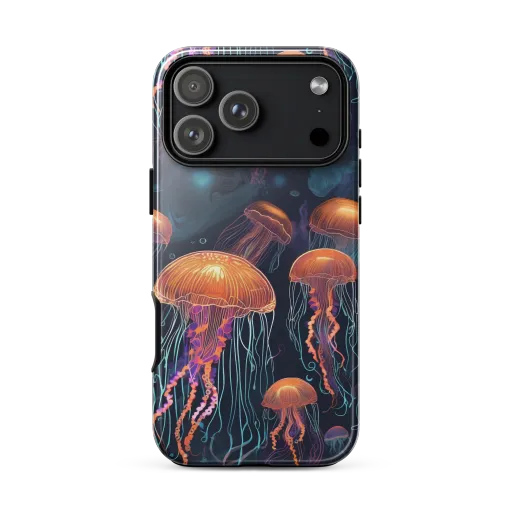Jellyfish Reverie on a Tough Case for iPhone®