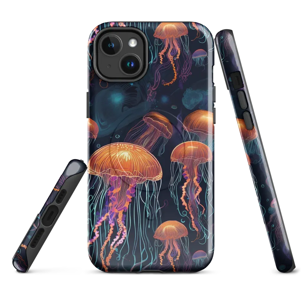 Jellyfish Reverie on MagSafe Tough Case for iPhone® — Front