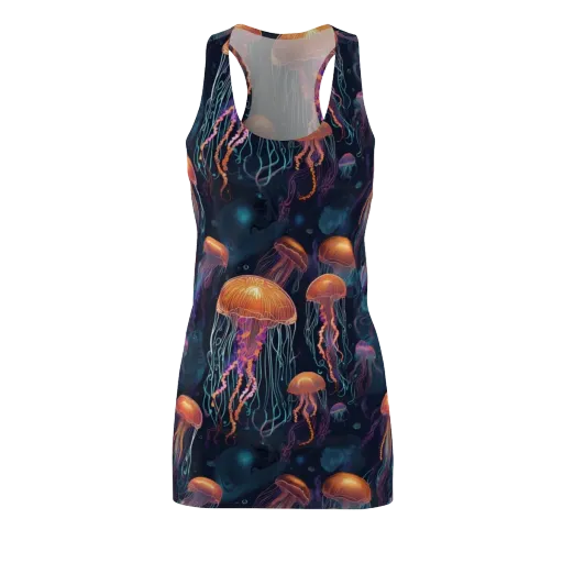 Jellyfish Reverie on a Racerback Dress