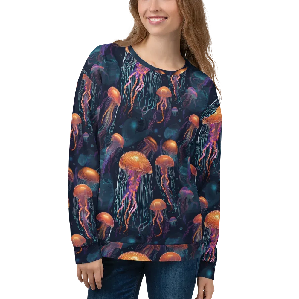 Jellyfish Reverie on Sweatshirt — Front