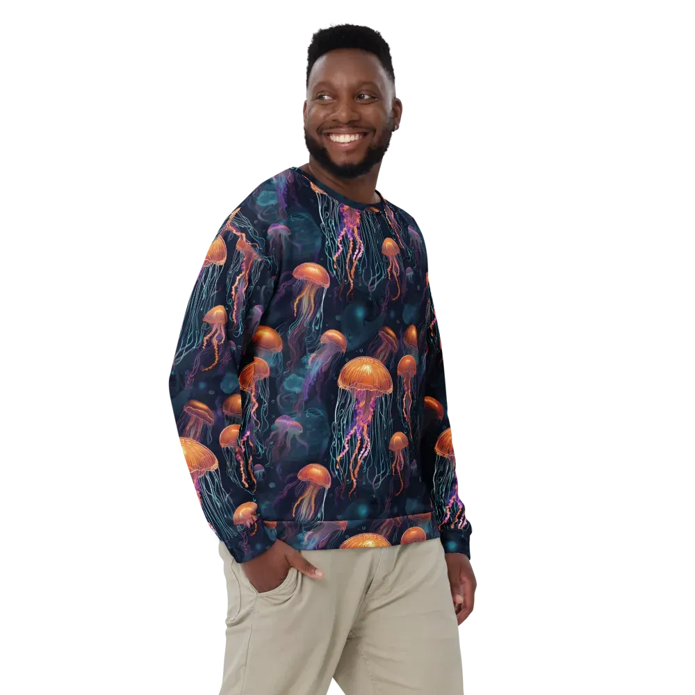 Jellyfish Reverie on Sweatshirt — Front