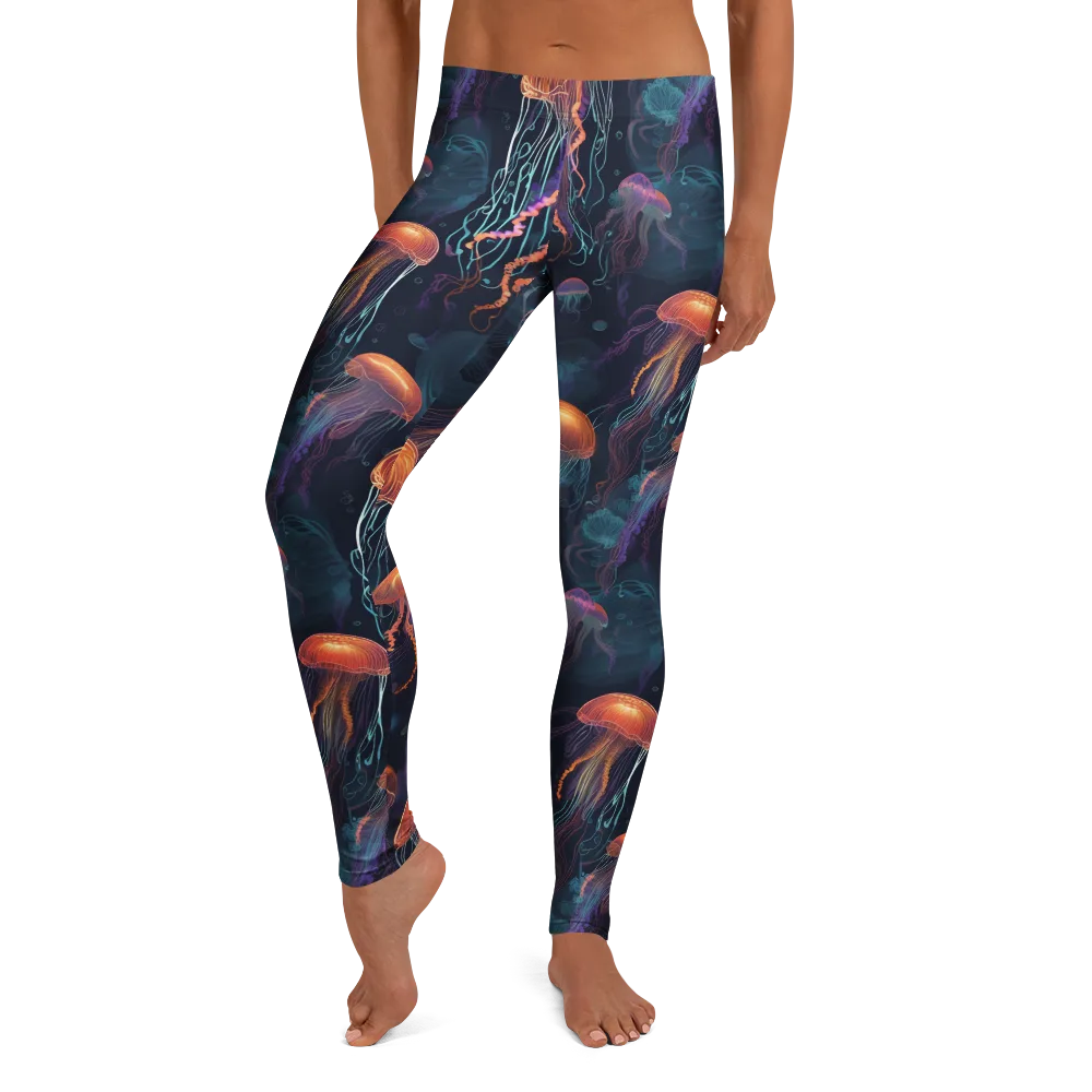 Jellyfish Reverie on Leggings — Front