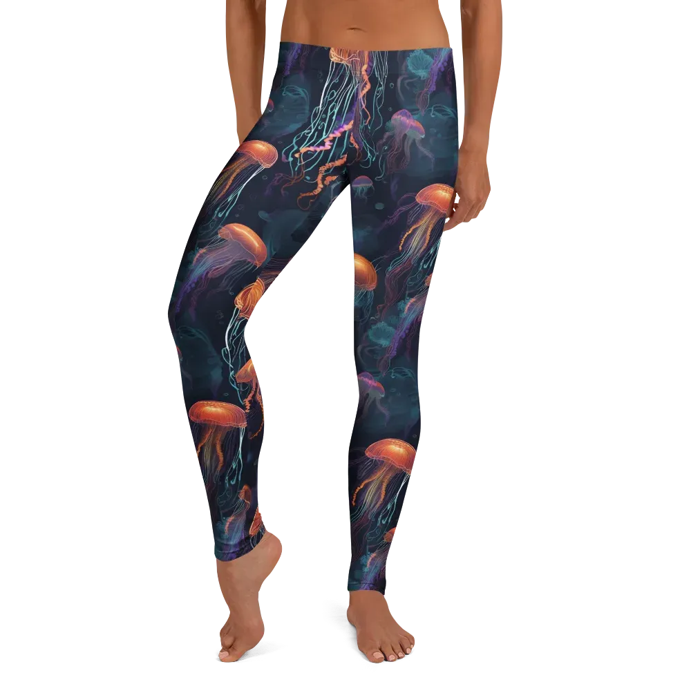 Jellyfish Reverie on Leggings — Front
