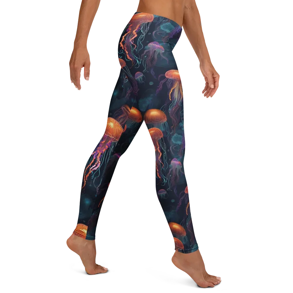 Jellyfish Reverie on Leggings — Right