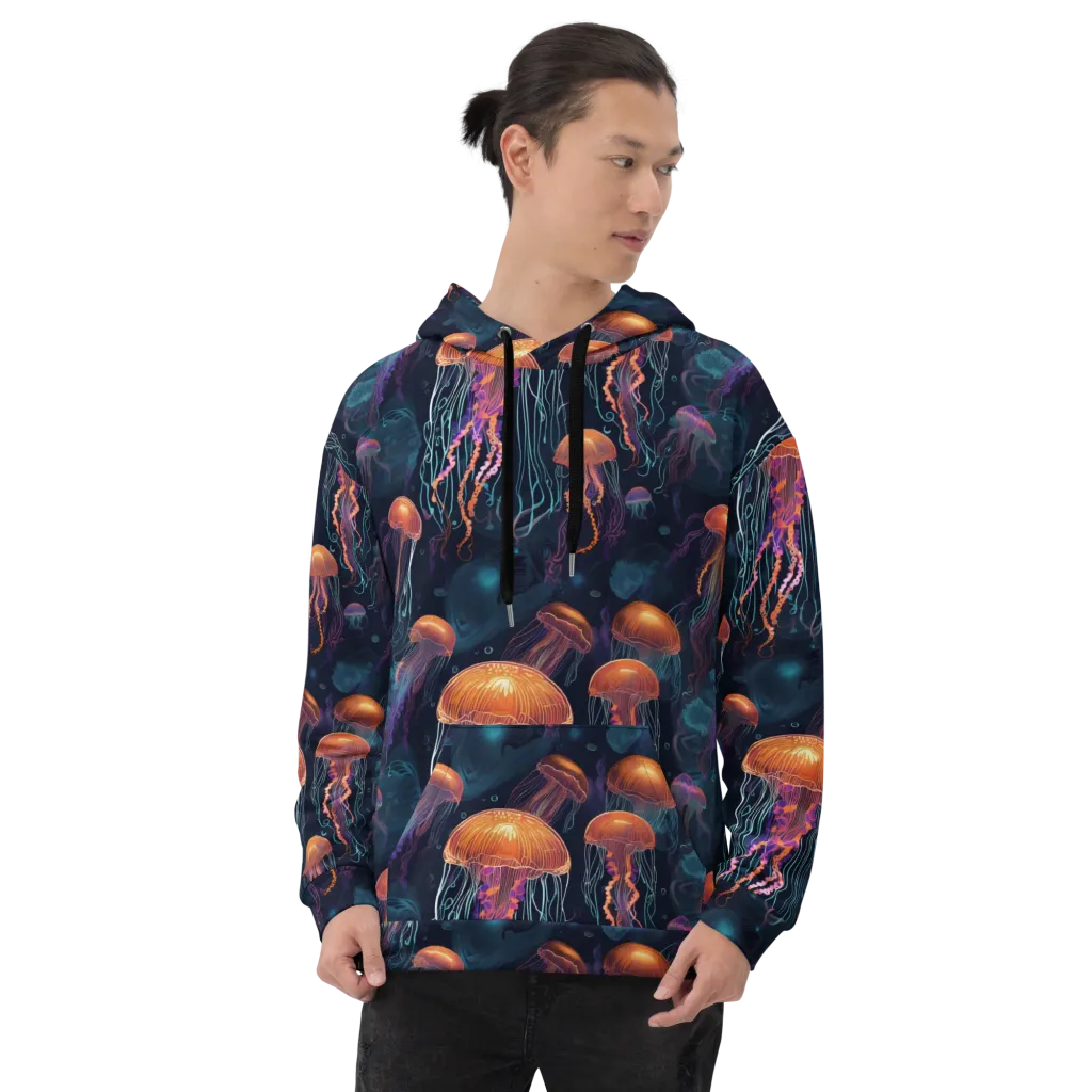 Jellyfish Reverie on Hoodie — Front