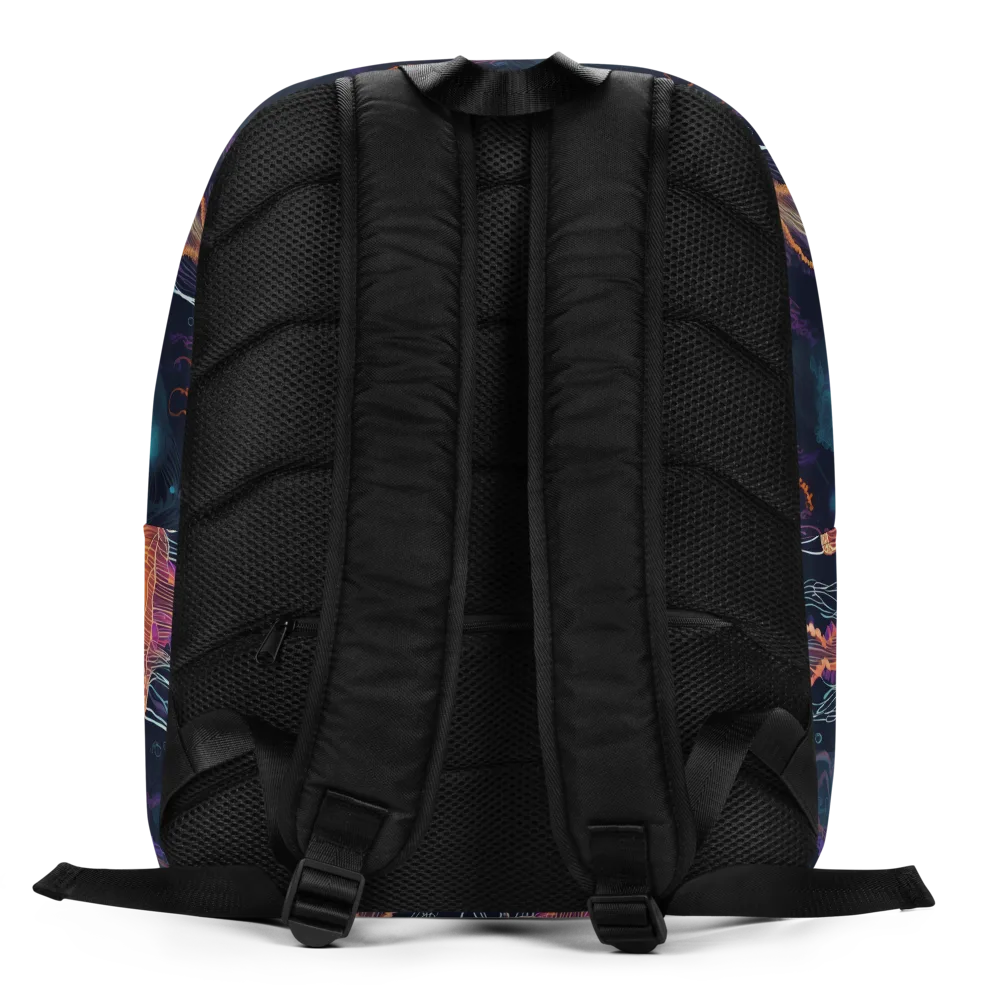 Jellyfish Reverie on Minimalist Backpack — Back