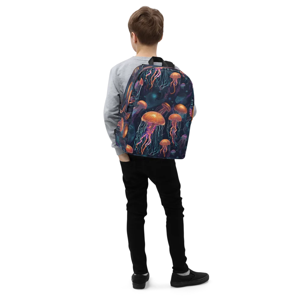 Jellyfish Reverie on Minimalist Backpack — Right Front