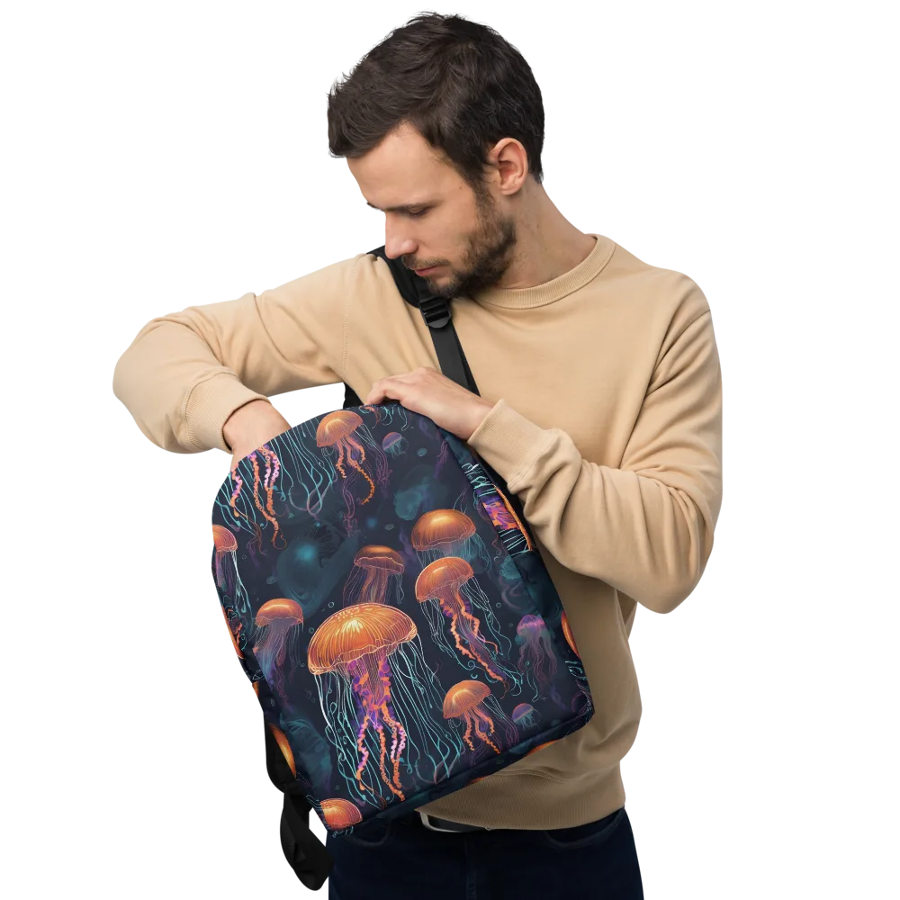 Jellyfish Reverie on Minimalist Backpack — Front