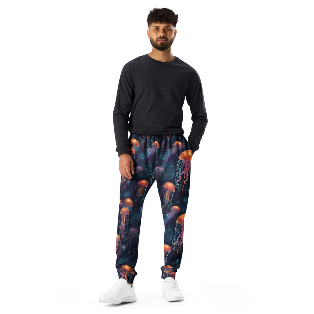 Jellyfish Reverie on Men's Joggers — Front