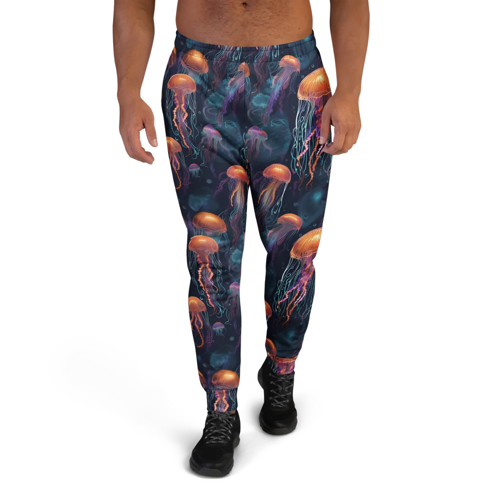 Jellyfish Reverie on Men's Joggers — Front