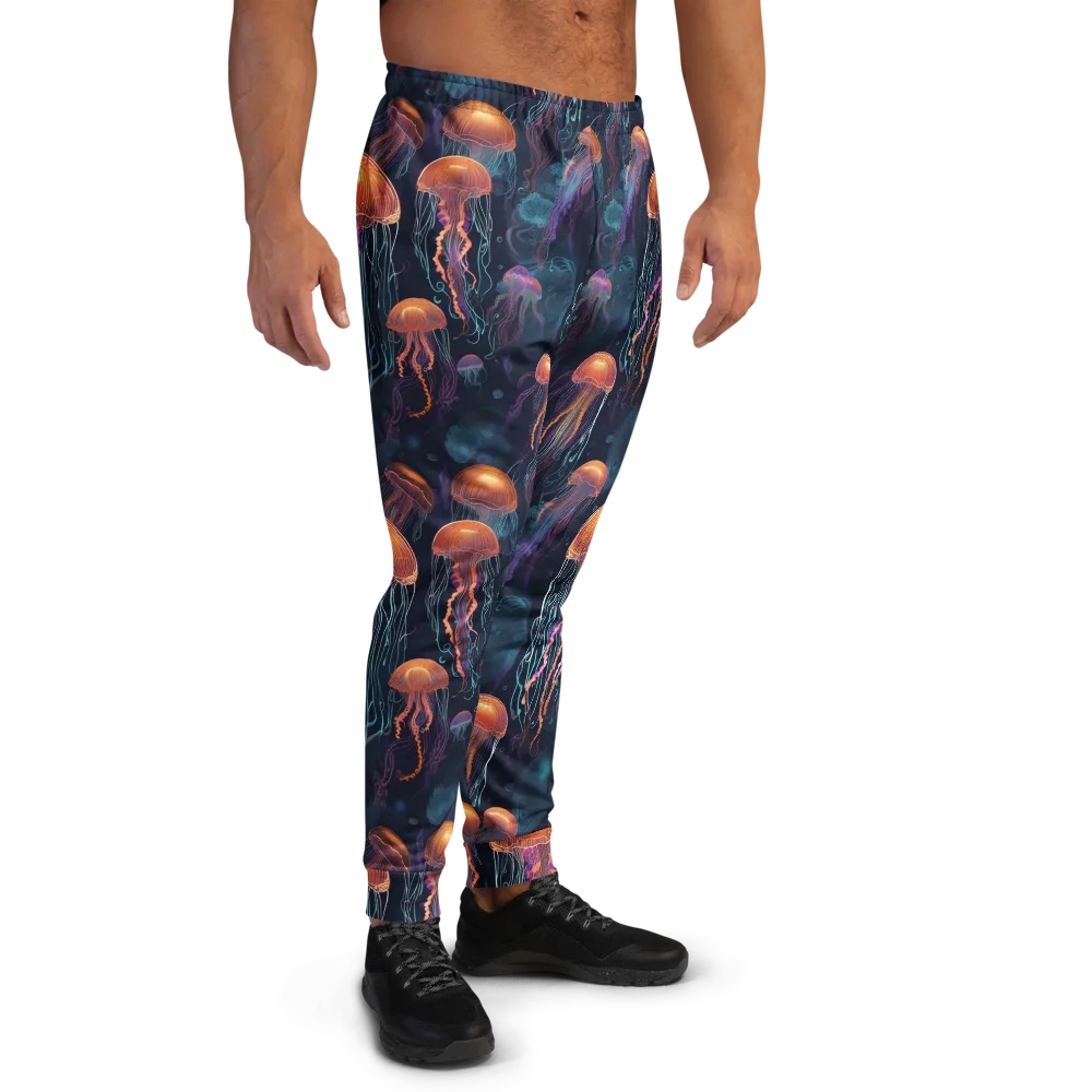 Jellyfish Reverie on Men's Joggers — Right