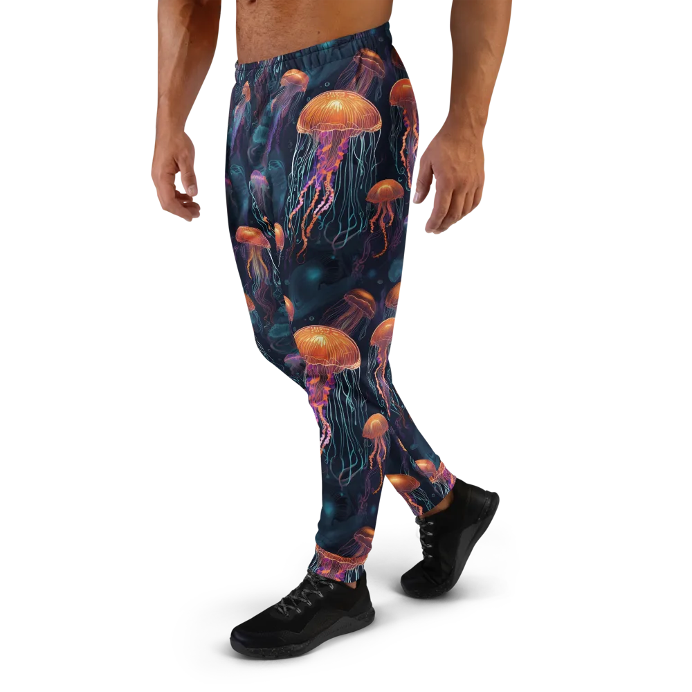 Jellyfish Reverie on Men's Joggers — Left