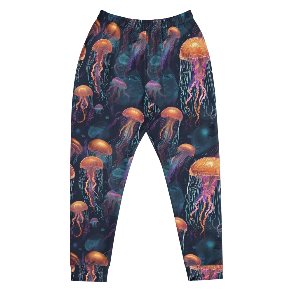 Jellyfish Reverie on Men's Joggers — Front