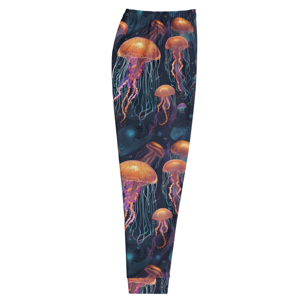 Jellyfish Reverie on Men's Joggers — Right