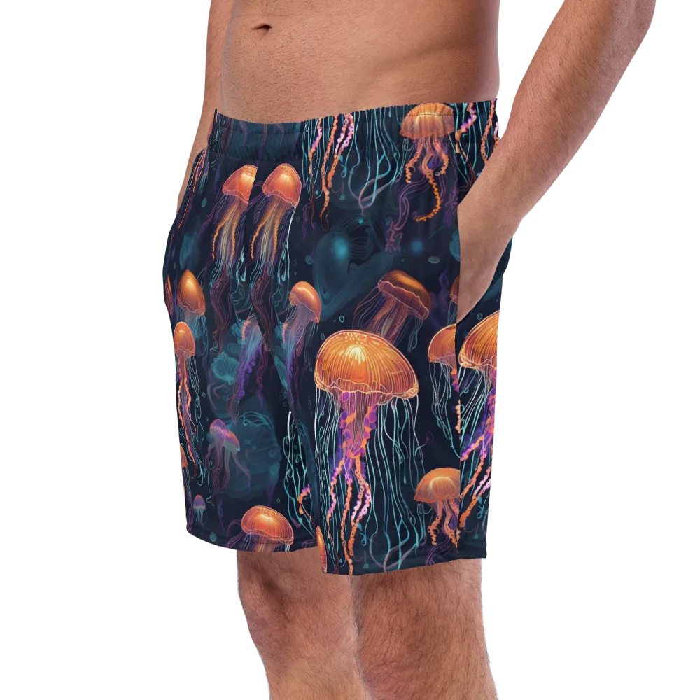 Jellyfish Reverie on Swim Trunks — Left Front