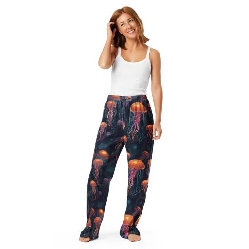 Jellyfish Reverie on a Women's Pajama Pants