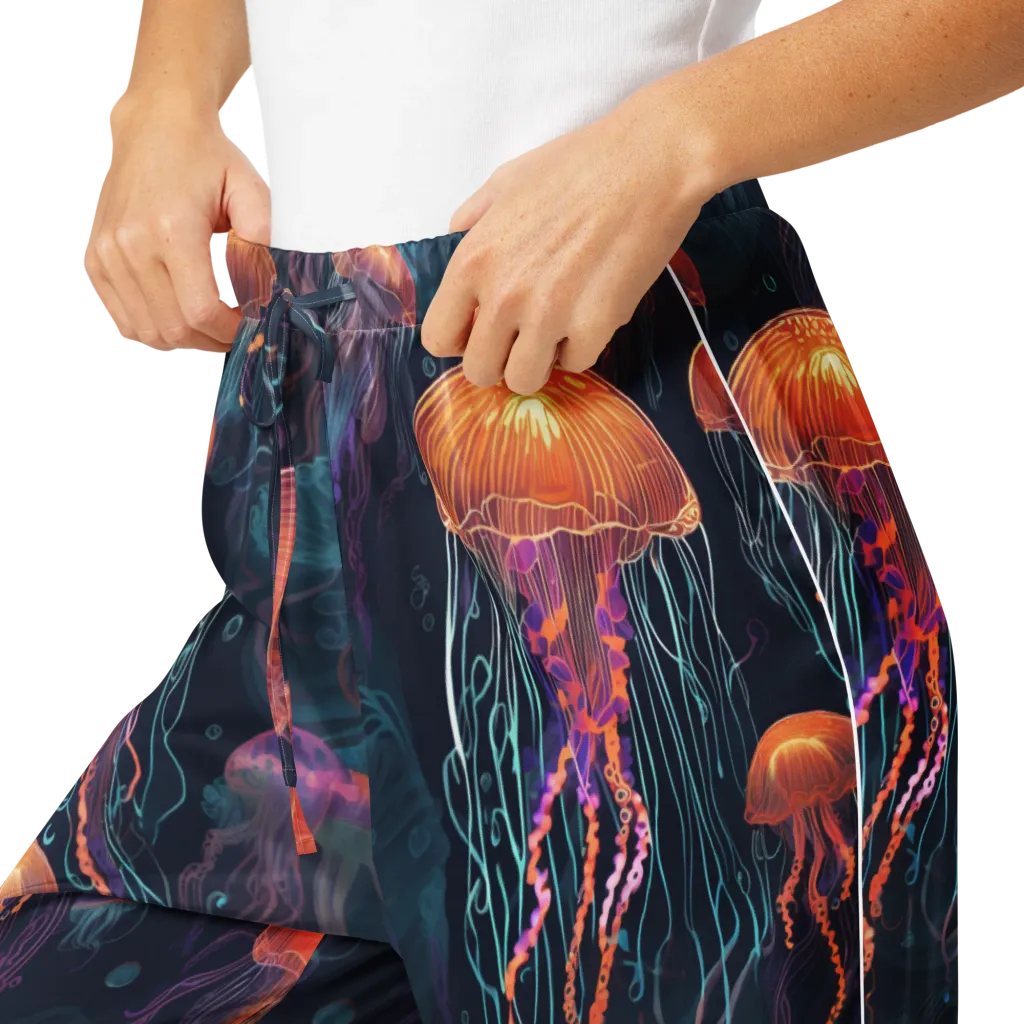 Jellyfish Reverie on Women's Pajama Pants — Product details