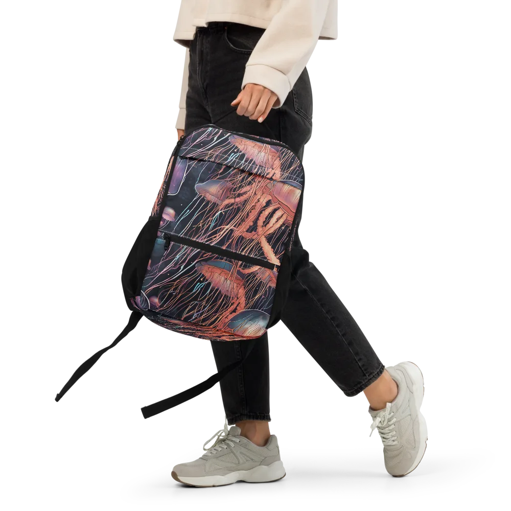Neon Medusa on Utility Backpack — Front
