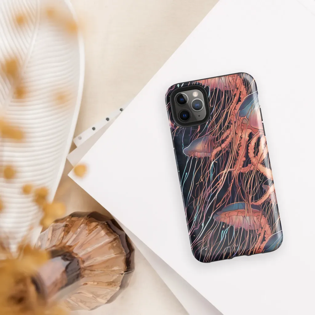 Neon Medusa on Tough Case for iPhone® — Front
