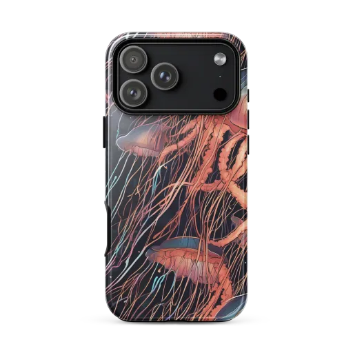 Neon Medusa on a Tough Case for iPhone®