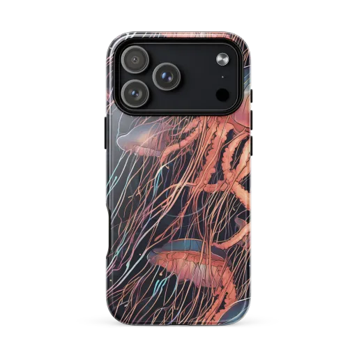 Neon Medusa on a MagSafe Tough Case for iPhone®