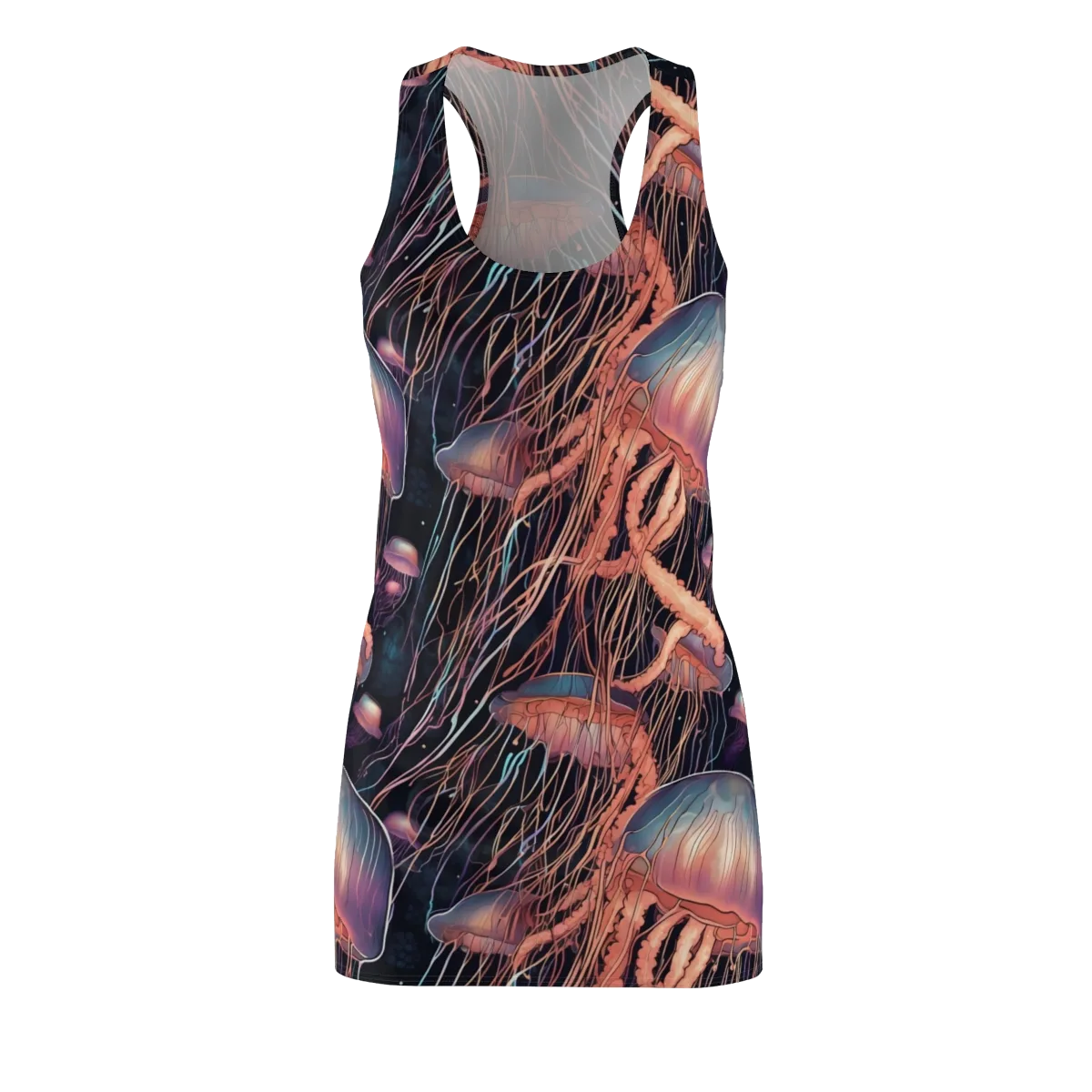Neon Medusa on Racerback Dress — Front