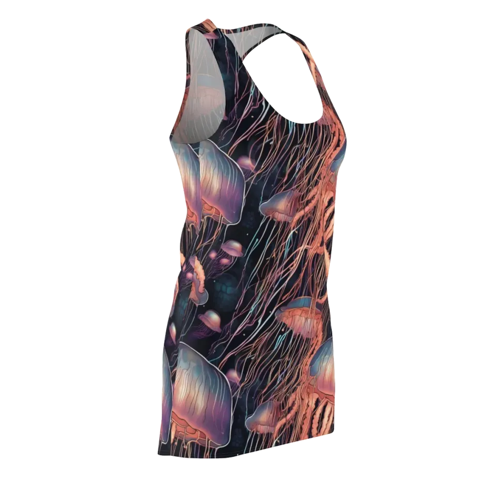 Neon Medusa on Racerback Dress — Front Side