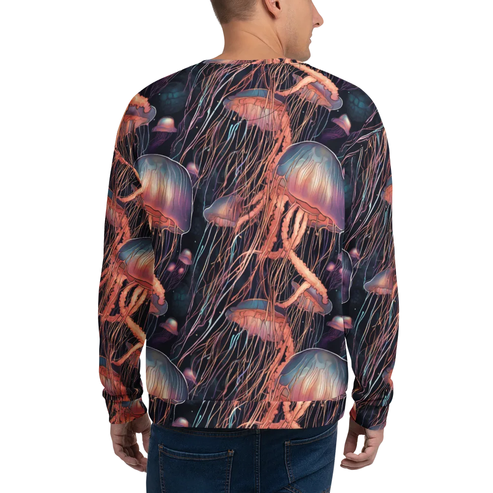 Neon Medusa on Sweatshirt — Back