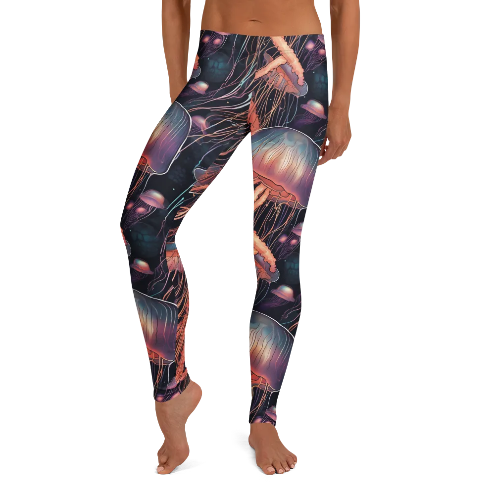 Neon Medusa on Leggings — Front