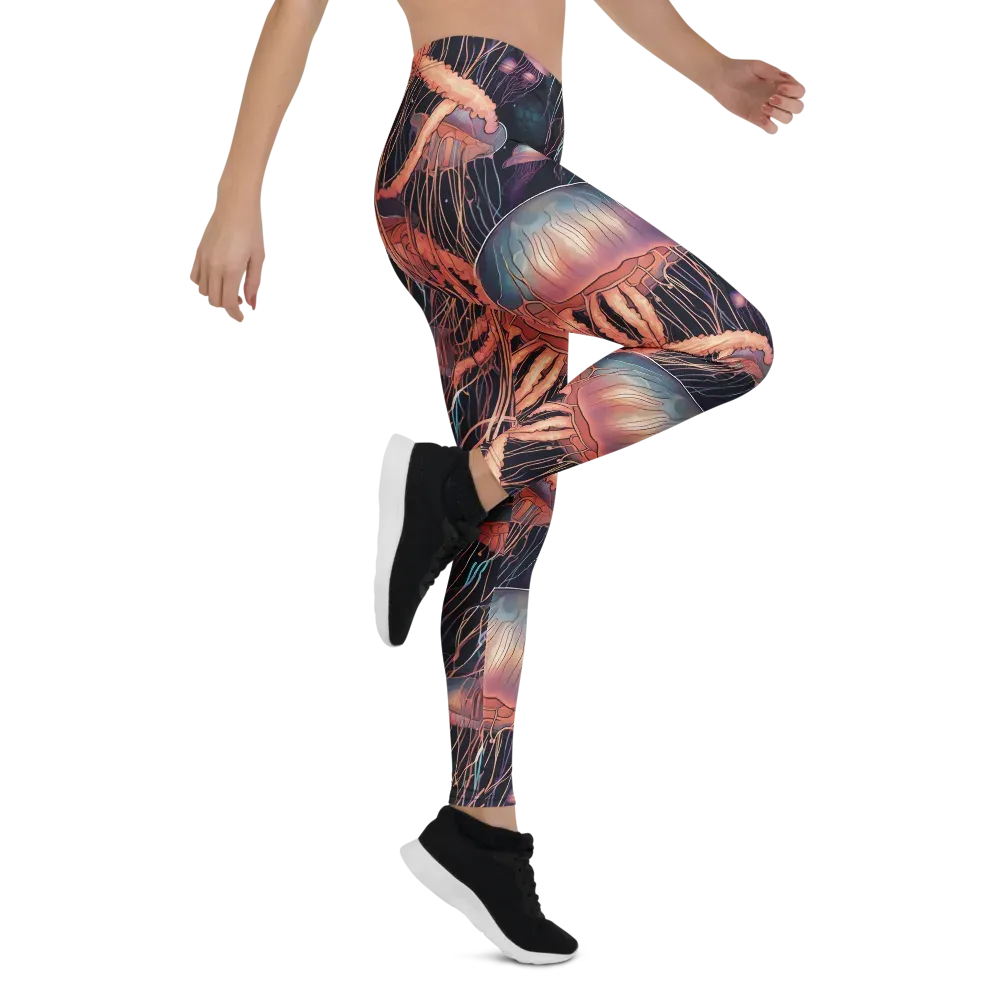 Neon Medusa on Leggings — Right