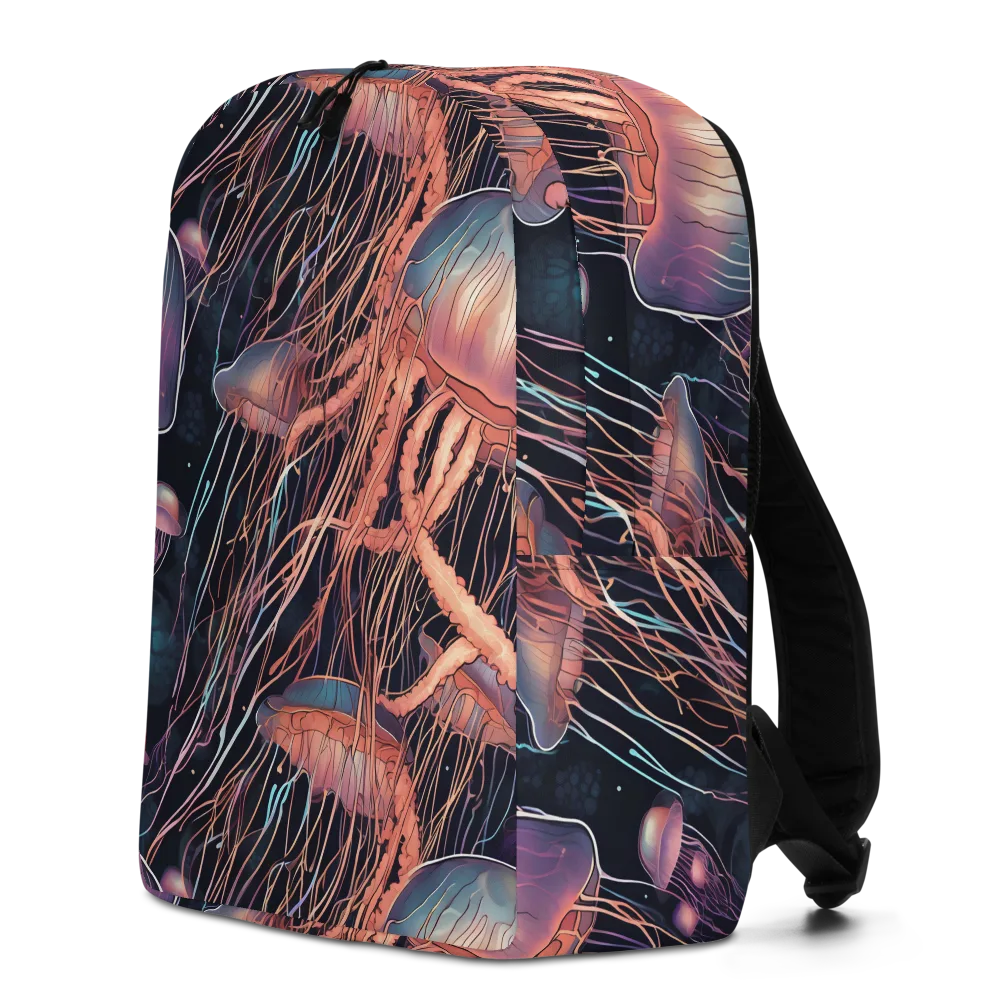 Neon Medusa on Minimalist Backpack — Left