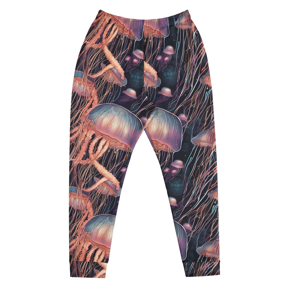 Neon Medusa on Men's Joggers — Front